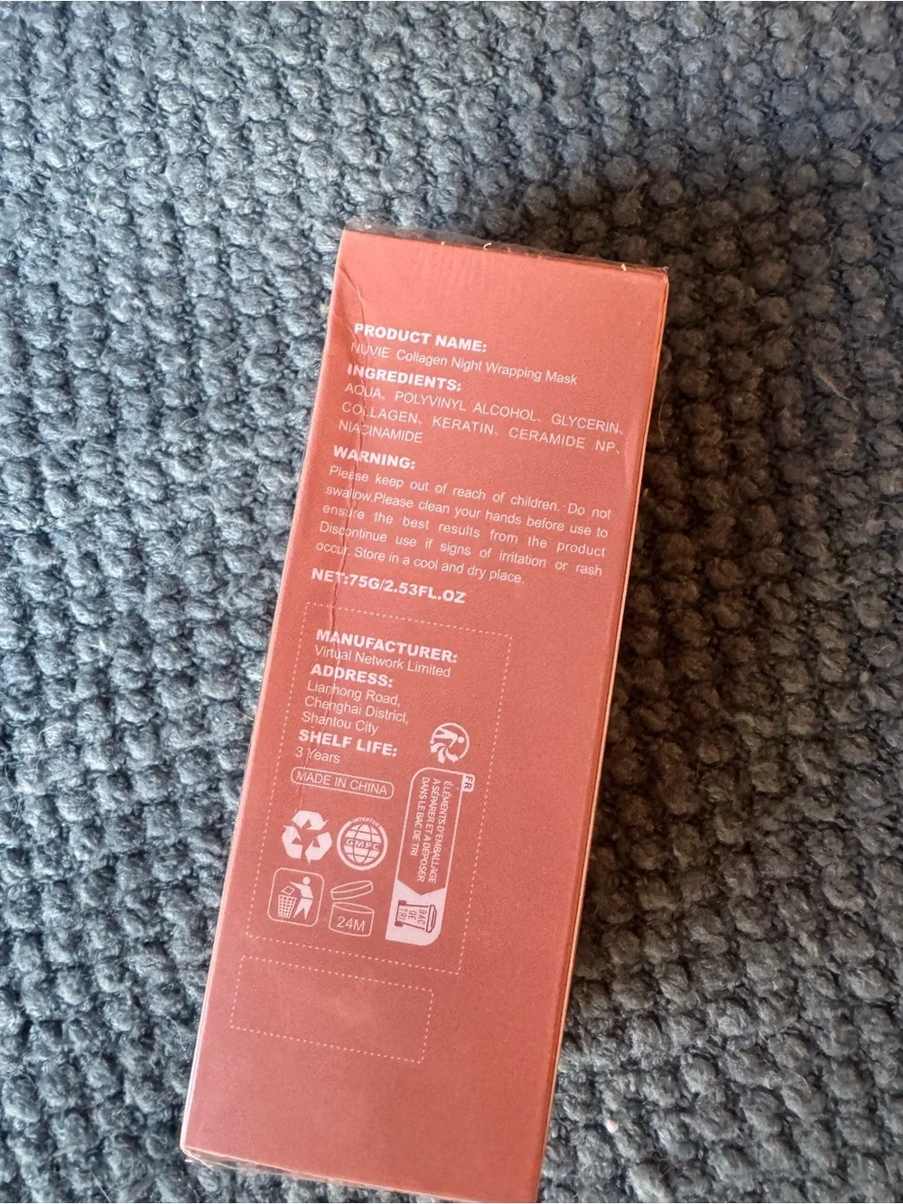 Nuvie Collagen Night Wrapping Mask
